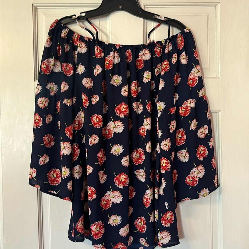 Pleione Cold Shoulder blouse